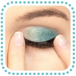 press and hold lashes until the lash glue has dried