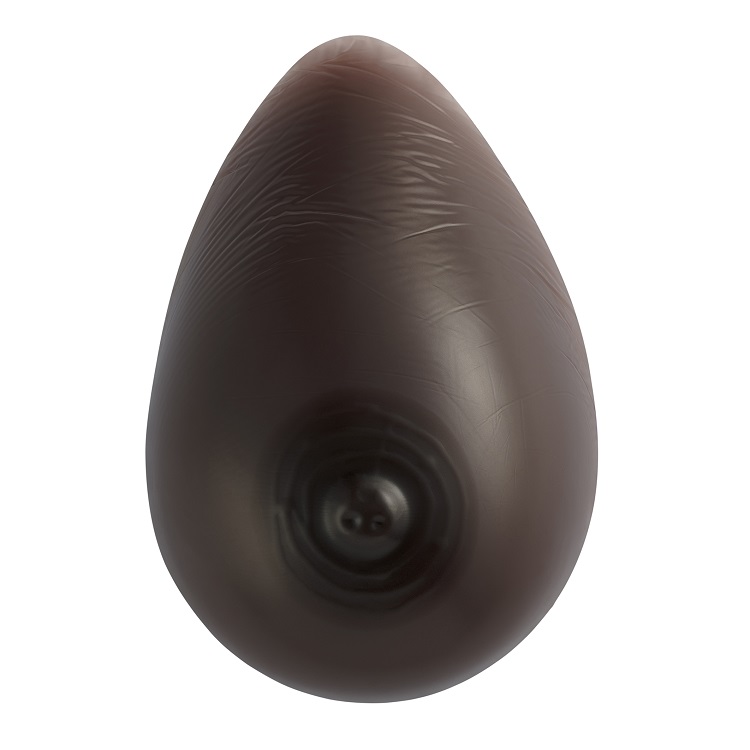 Brown black silicone breast prosthesis for women of colour